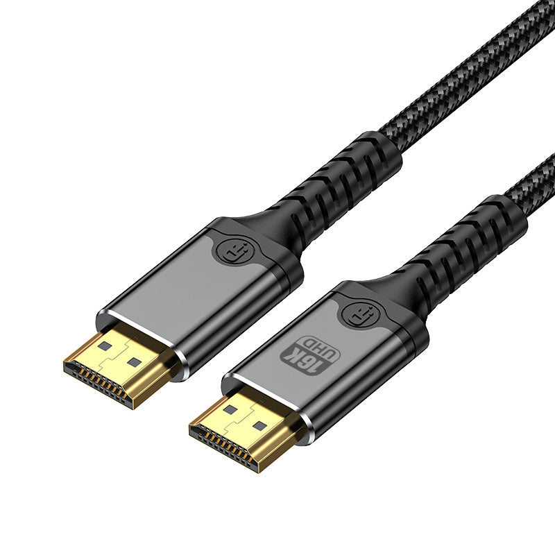 NÖRDIC 3m HDMI 2.2 kaapeli 96 Gbps, tukee 16K 60Hz, 8K 240Hz, 4K 480Hz, HDCP 2.2 & 2.3, DTS:X, Dynamic HDR10+ ja eARC