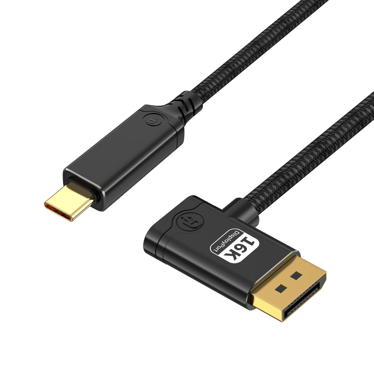 NÖRDIC 3m USB-C–DisplayPort 2.1 -kaapeli 16K60Hz 8K120Hz 2K/4K240Hz 80Gbps Thunderbolt 5/4/3 – DisplayPort 2.1