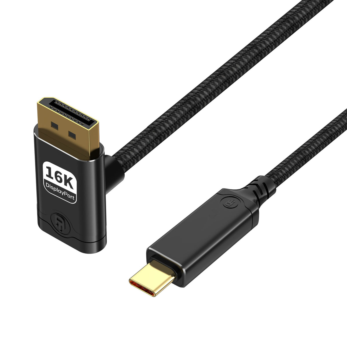 NÖRDIC 3m USB-C–DisplayPort 2.1 -kaapeli 16K60Hz 8K120Hz 2K/4K240Hz 80Gbps Thunderbolt 5/4/3 – DisplayPort 2.1