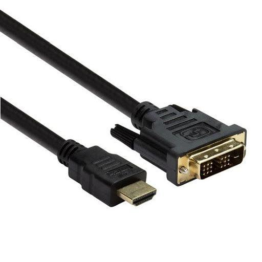 NÖRDIC 3 m kaapeli HDMI High Speed–DVI-D Single Link 18+1 tarkkuus 1920x1200, 60 Hz 5,1 Gb/s, puhdasta kuparia 99,99 %