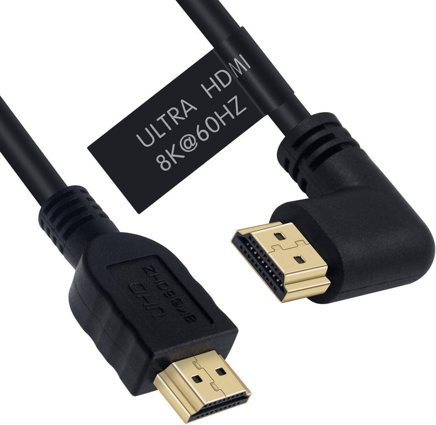 NÖRDIC 3m kulmassa HDMI 2.1 UHD 8K 60Hz 4K 120Hz 48Gbps Dynaaminen HDR eARC Pelitila VRR Dolby ATMOS kullattu