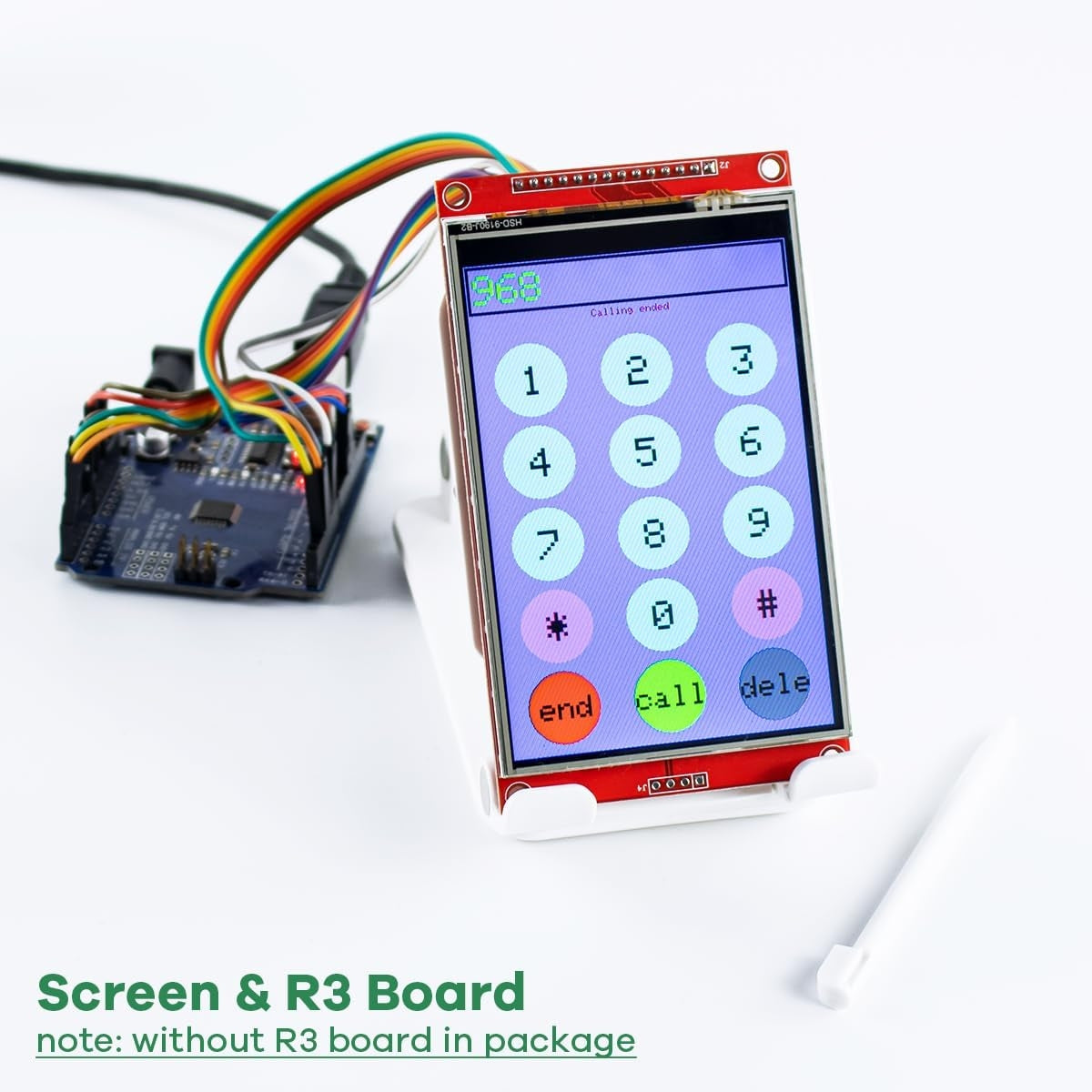 NÖRDIC 4.0 Inch TFT LCD Touch Display Shield Module 480 x 320 SPI Serial ST7796S with Touch Pen Compatible with Arduino