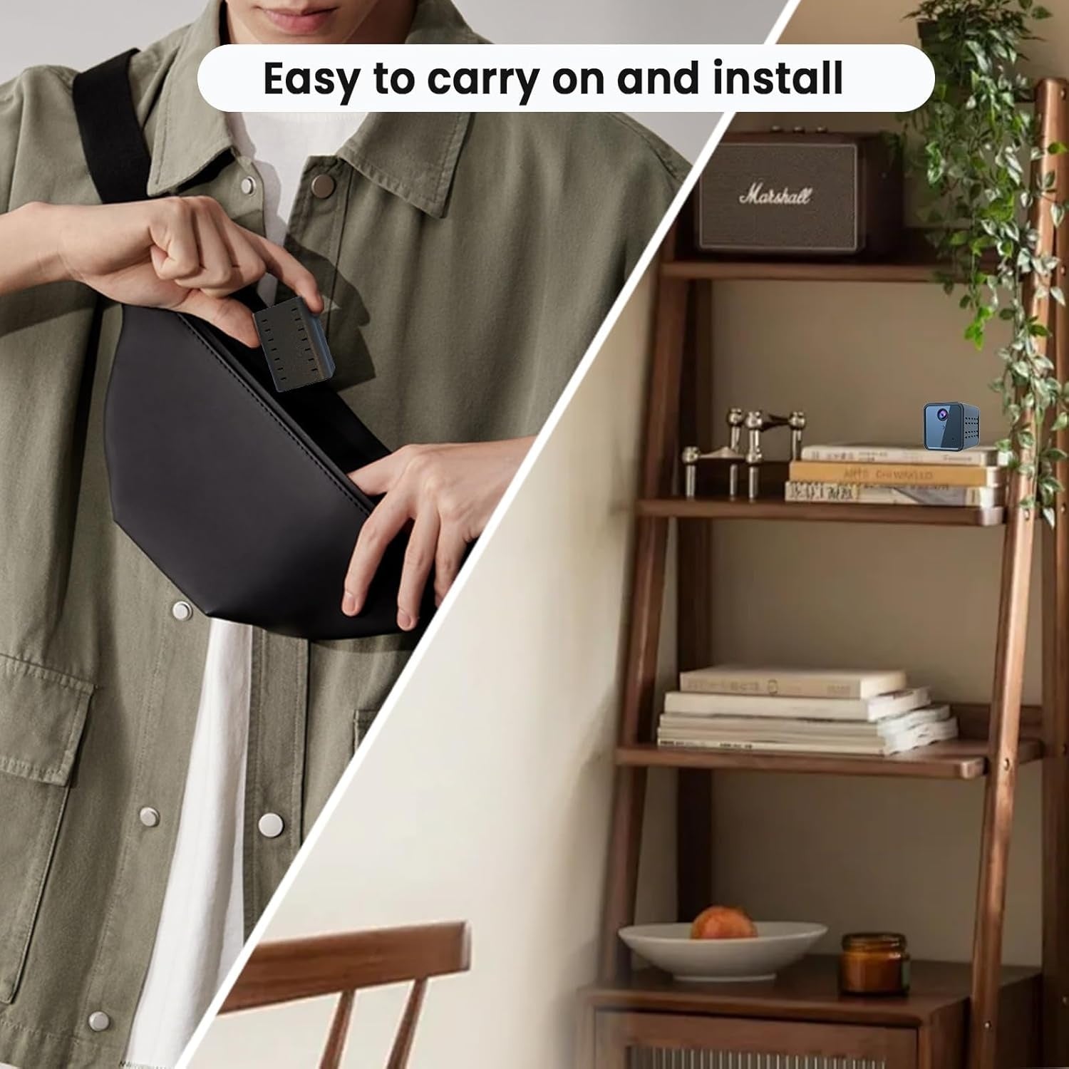 NÖRDIC 4G Security Camera, Cellular Security Camera, SIM Inserted, 2K QHD Indoor Camera, Radar Motion, No WIFI