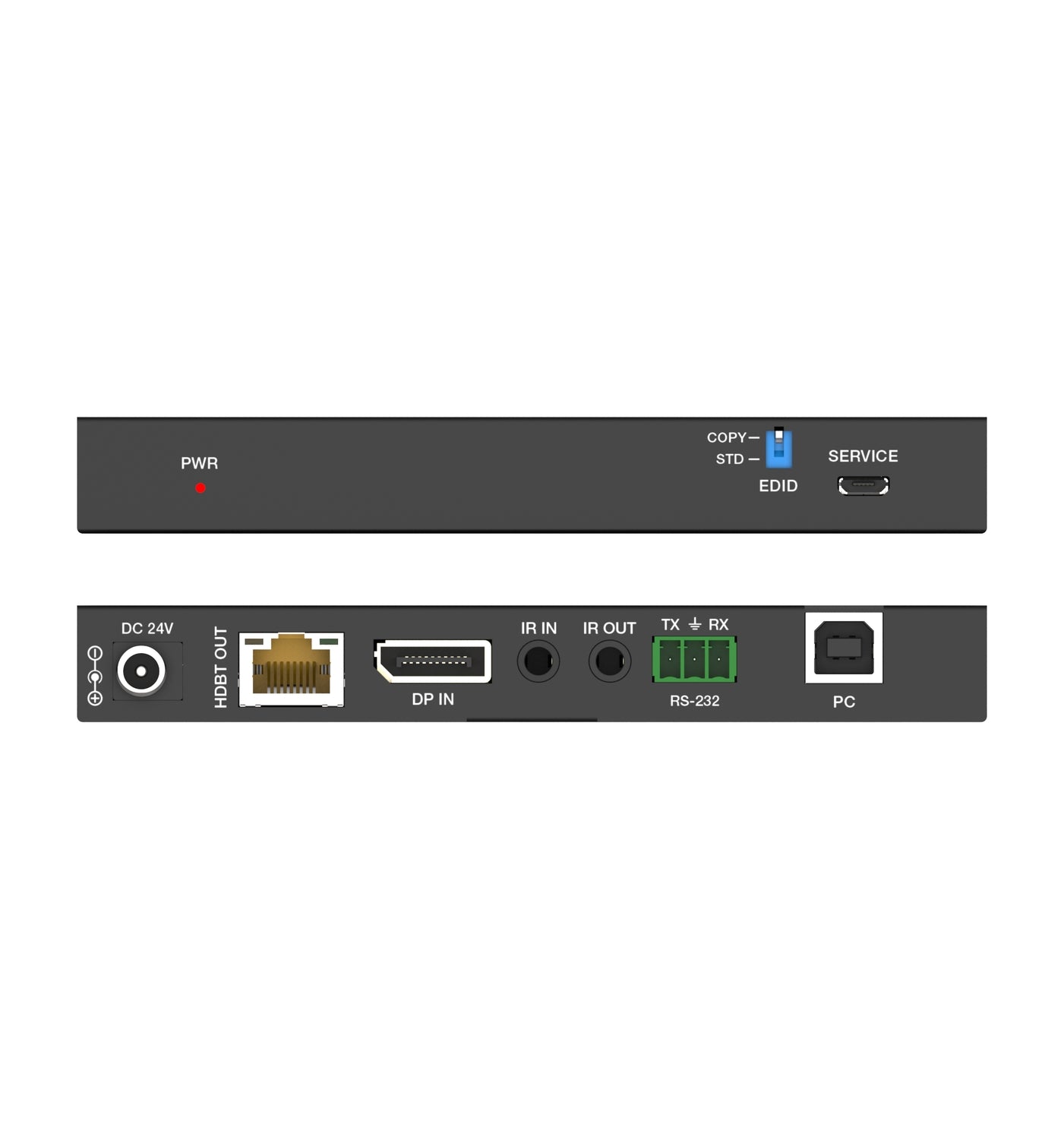 NÖRDIC 4K60 HDBaseT Displayport KVM Laajentaja 150m
