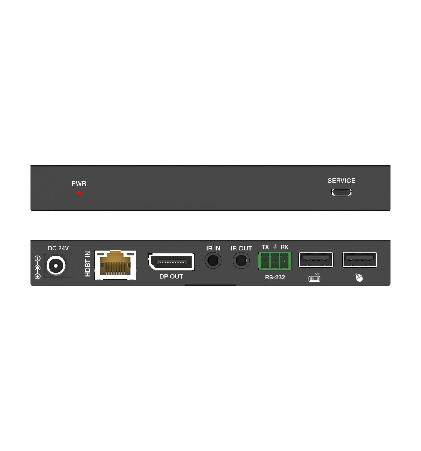 NÖRDIC 4K60 HDBaseT Displayport KVM Laajentaja 150m