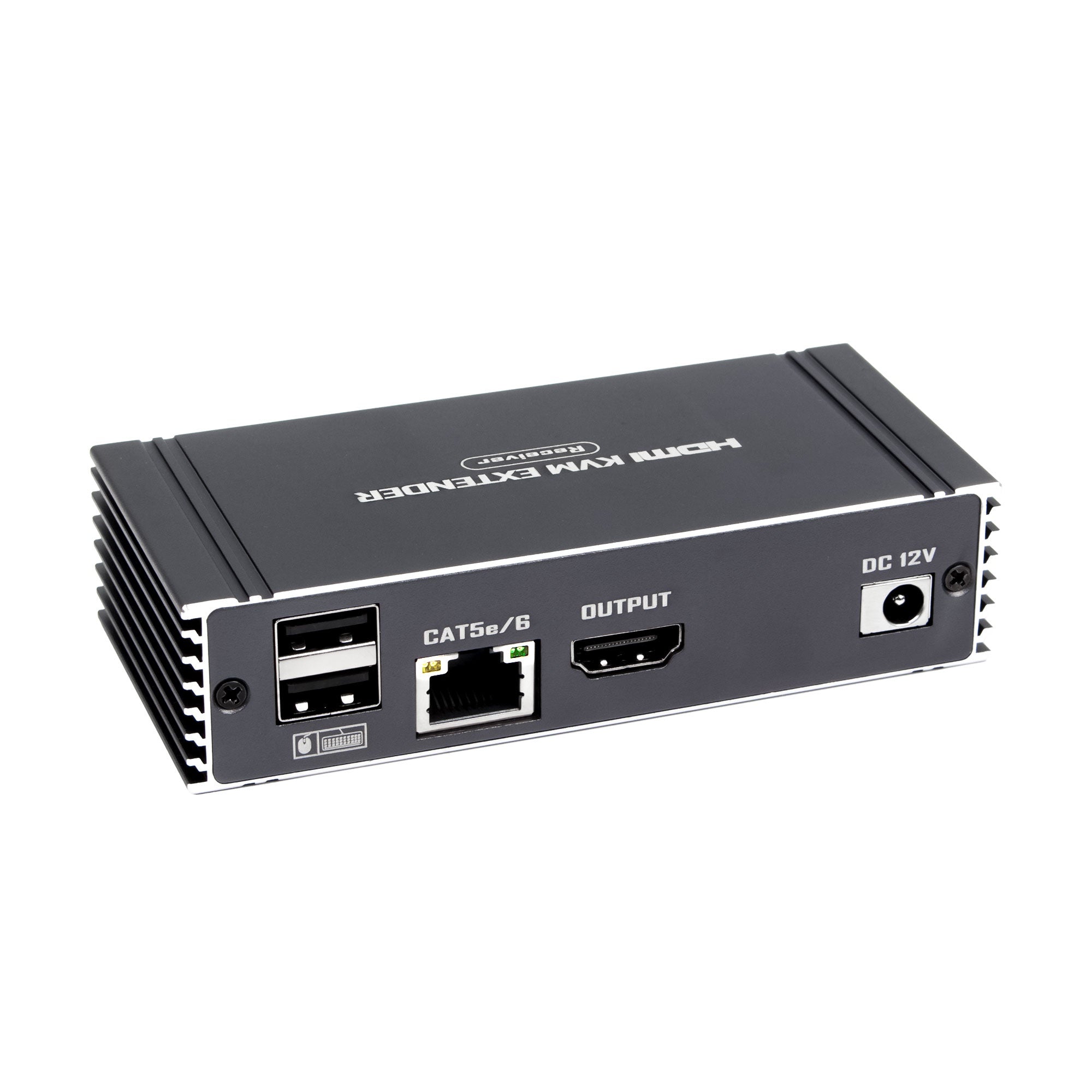 NÖRDIC 4K 60Hz 65 m HDMI KVM-jatkaja USB-tuella Cat5e/Cat6-kaapelin kautta POC-virransyötöllä ja loop-tuella USB-näppäimistölle ja hiirelle PC-tietokoneelle