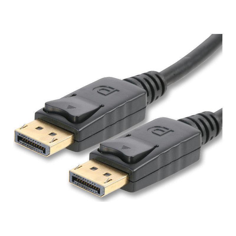 NÖRDIC 50 cm Displayport–Displayport -kaapeli ver 1.2, UHD 4Kx2K 60 Hz:lla, 21,6 Gb/s, kaksoissuojattu, puhdasta kuparia 99,99 %