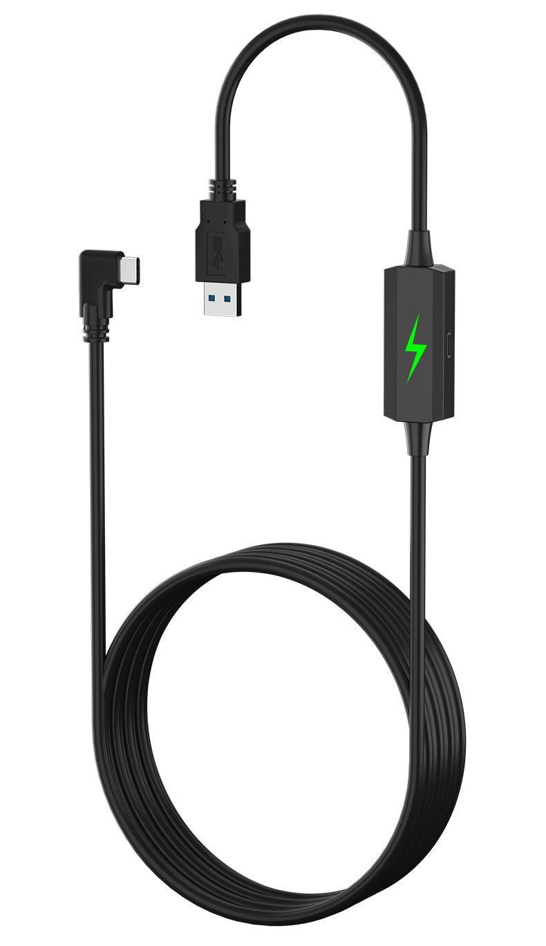 NÖRDIC 5m USB3.2 Gen 1 aktiivinen VR-datalinkkikaapeli USB-C - A 5Gbps