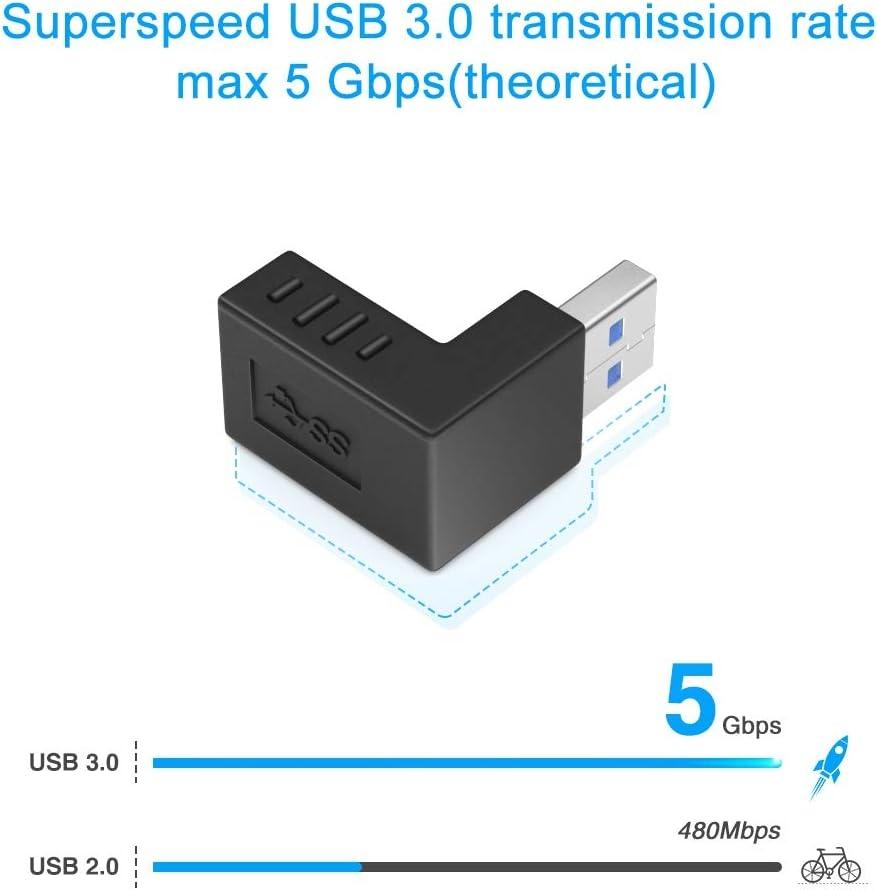 NÖRDIC 90 asteen jatkosovitin USB 3.1 sovitin uros-naaras