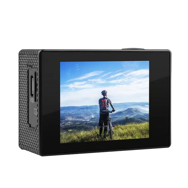 NÖRDIC Actionkamera 1080P 12 MP Full HD 2,0" Näyttö WiFi, 30m vedenkestävä