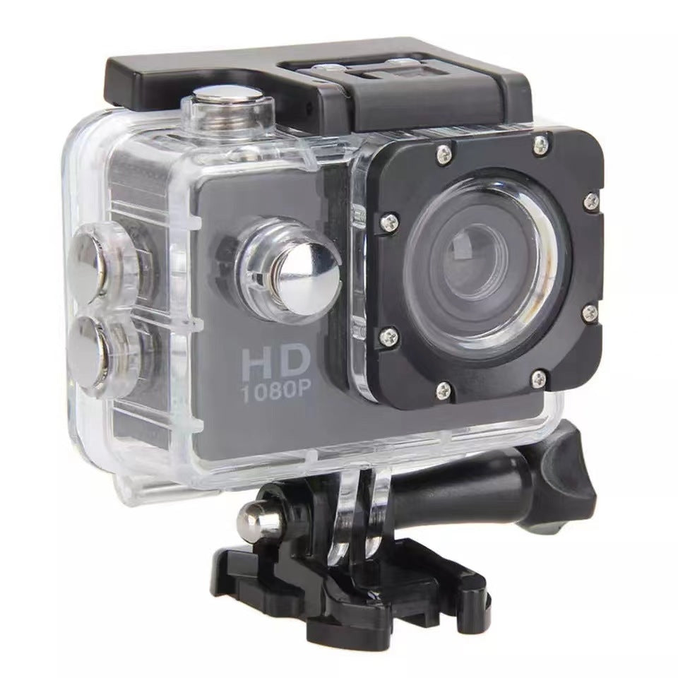 NÖRDIC Actionkamera 1080P 12 MP Full HD 2,0" Näyttö WiFi, 30m vedenkestävä