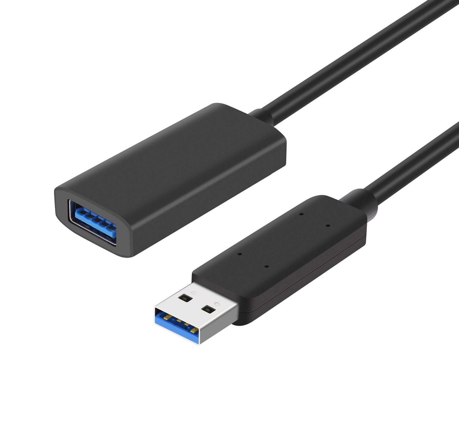 NÖRDIC Active 5m USB3.2 10Gbps USB-A jatkokaapeli Xboxille, PS5:lle, Oculukselle, tulostimelle, skannerille, Playstationille, VR USB-jatkokaapelille