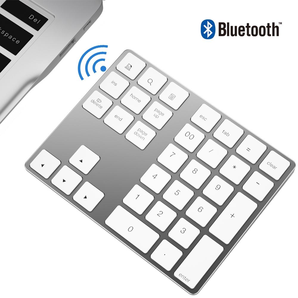 NÖRDIC Bluetooth numeronäppäimistö 34 näppäintä Windows iOS Android