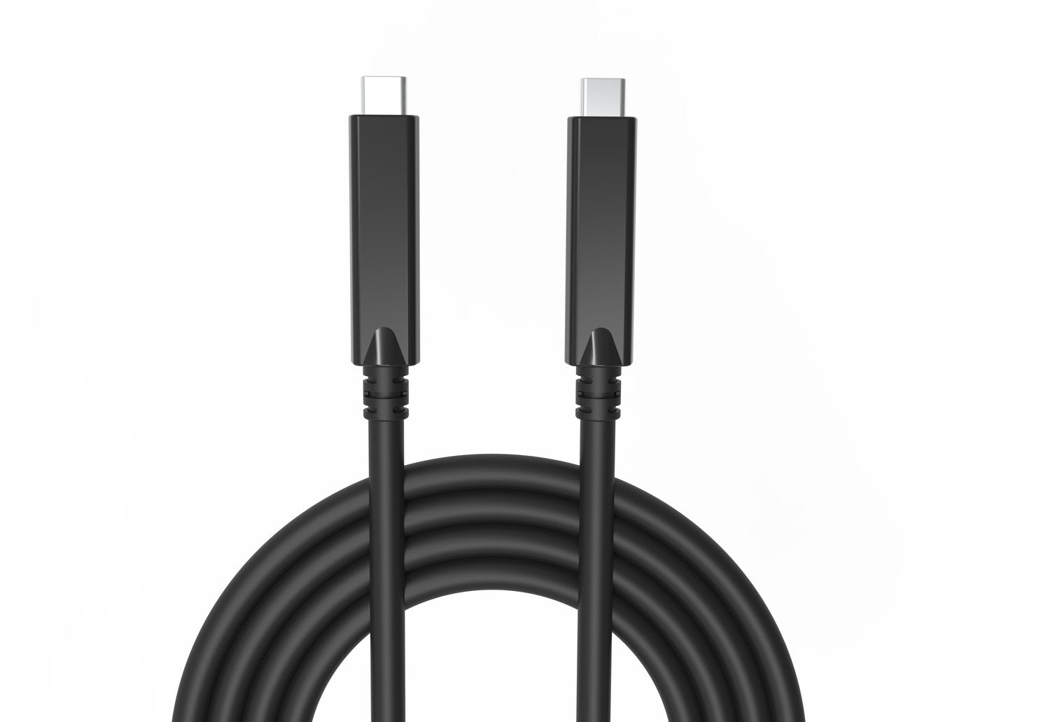 NÖRDIC aktiivinen AOC Fiber USB-C -kaapeli 5m 10Gbps 4K + PD 60W, DP 4-kaistainen 2-kaista