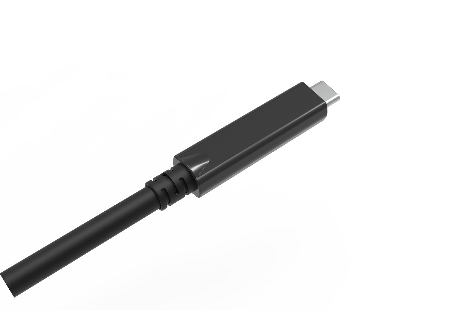 NÖRDIC aktiivinen AOC Fiber USB-C -kaapeli 5m 10Gbps 4K + PD 60W, DP 4-kaistainen 2-kaista