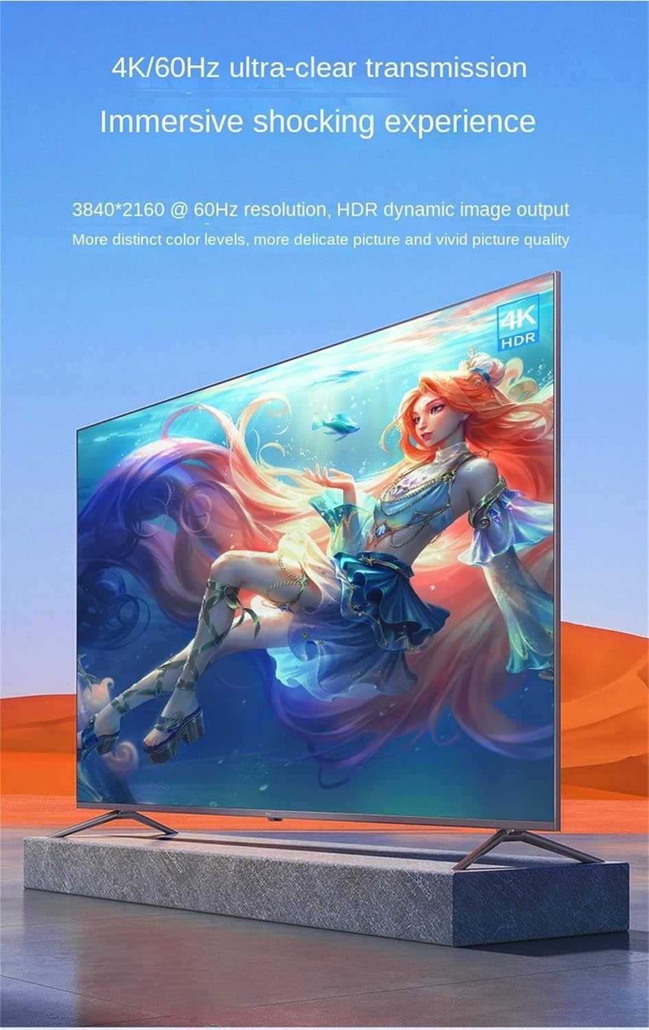 NÖRDIC HDMI Matrix 4x4 switch 4K 60Hz with audio