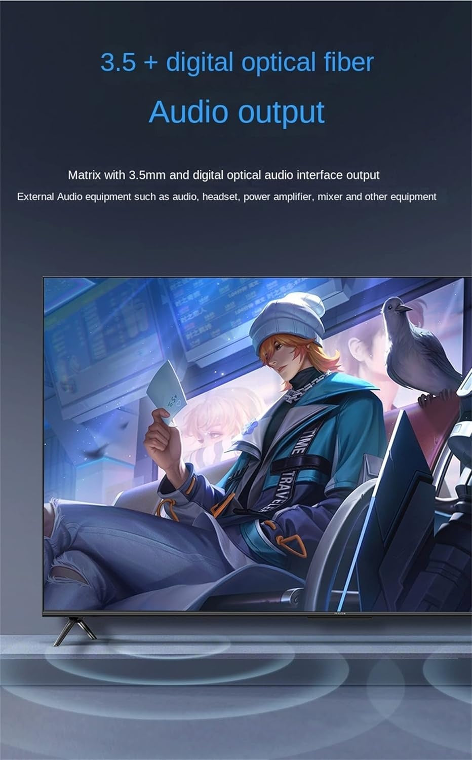 NÖRDIC HDMI Matrix 4x4 switch 4K 60Hz with audio