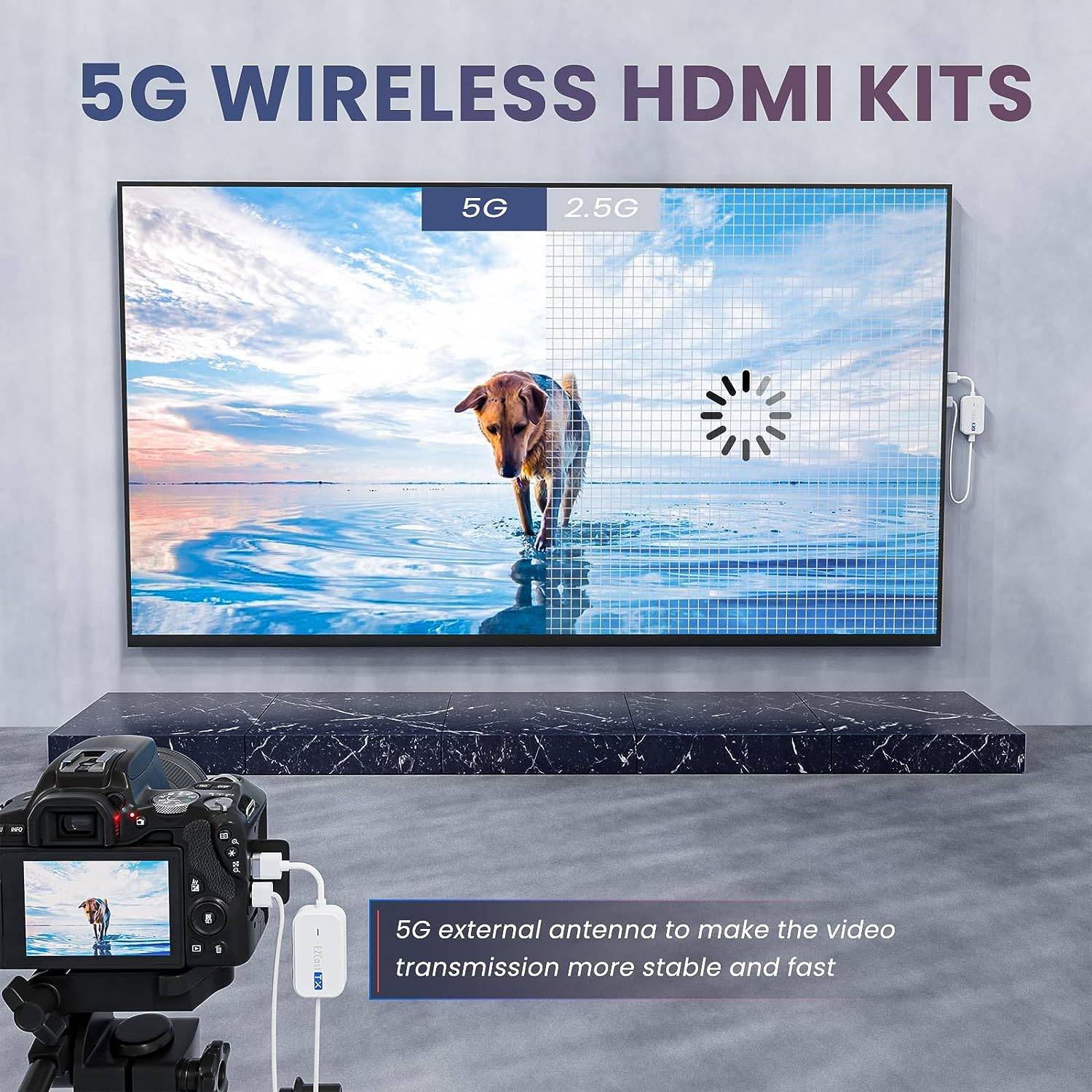 NÖRDIC HDMI Langaton lähetin ja vastaanotin 1080P 60Hz 60m