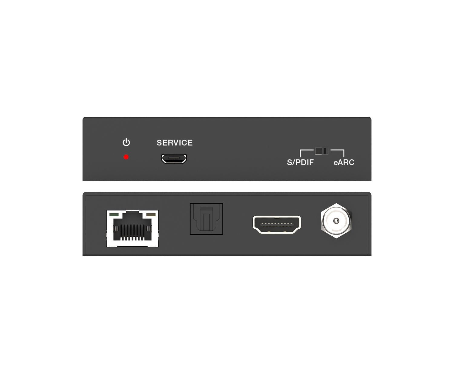 NÖRDIC HDMI eARC SPDIF -Äänilaajennin  CAT6-kaapelilla 100m