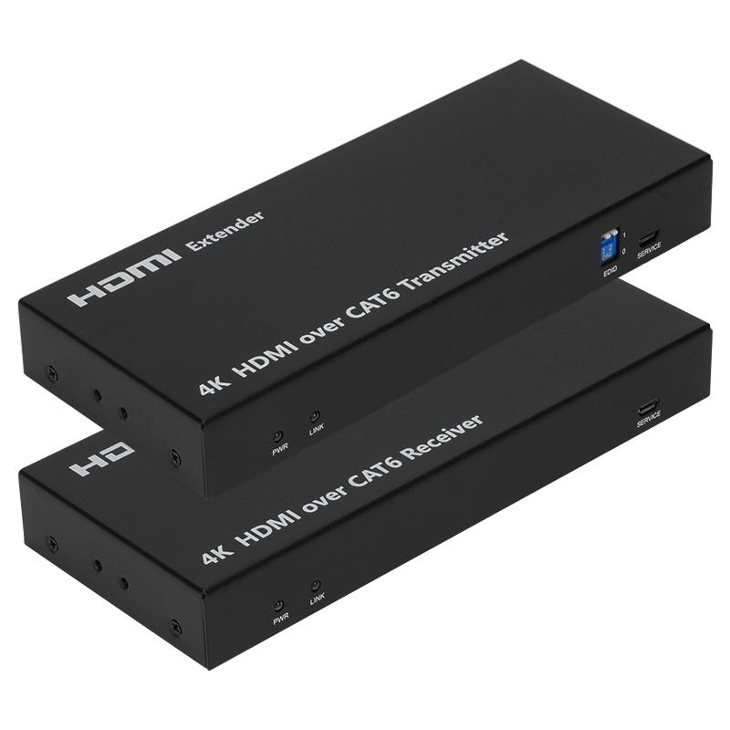 NÖRDIC HDMI Extender Cat6 Ethernetin yli, 4K60Hz HDMI Loopilla