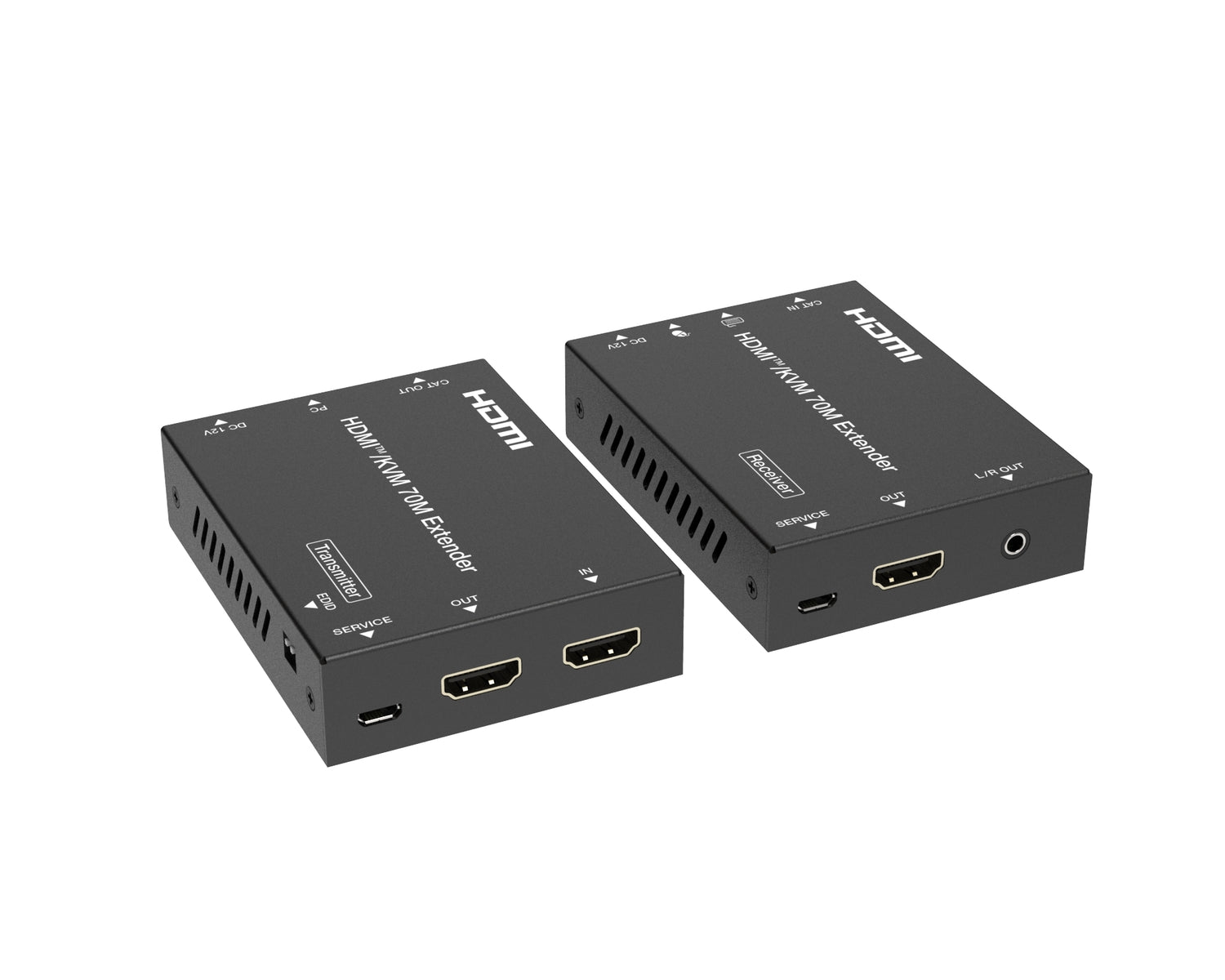 NÖRDIC KVM Laajentaja HDMI 4K60Hz 70m CAT6
