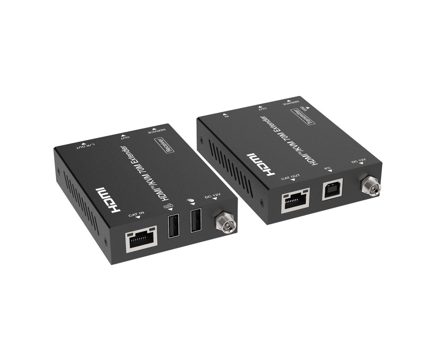 NÖRDIC KVM Laajentaja HDMI 4K60Hz 70m CAT6