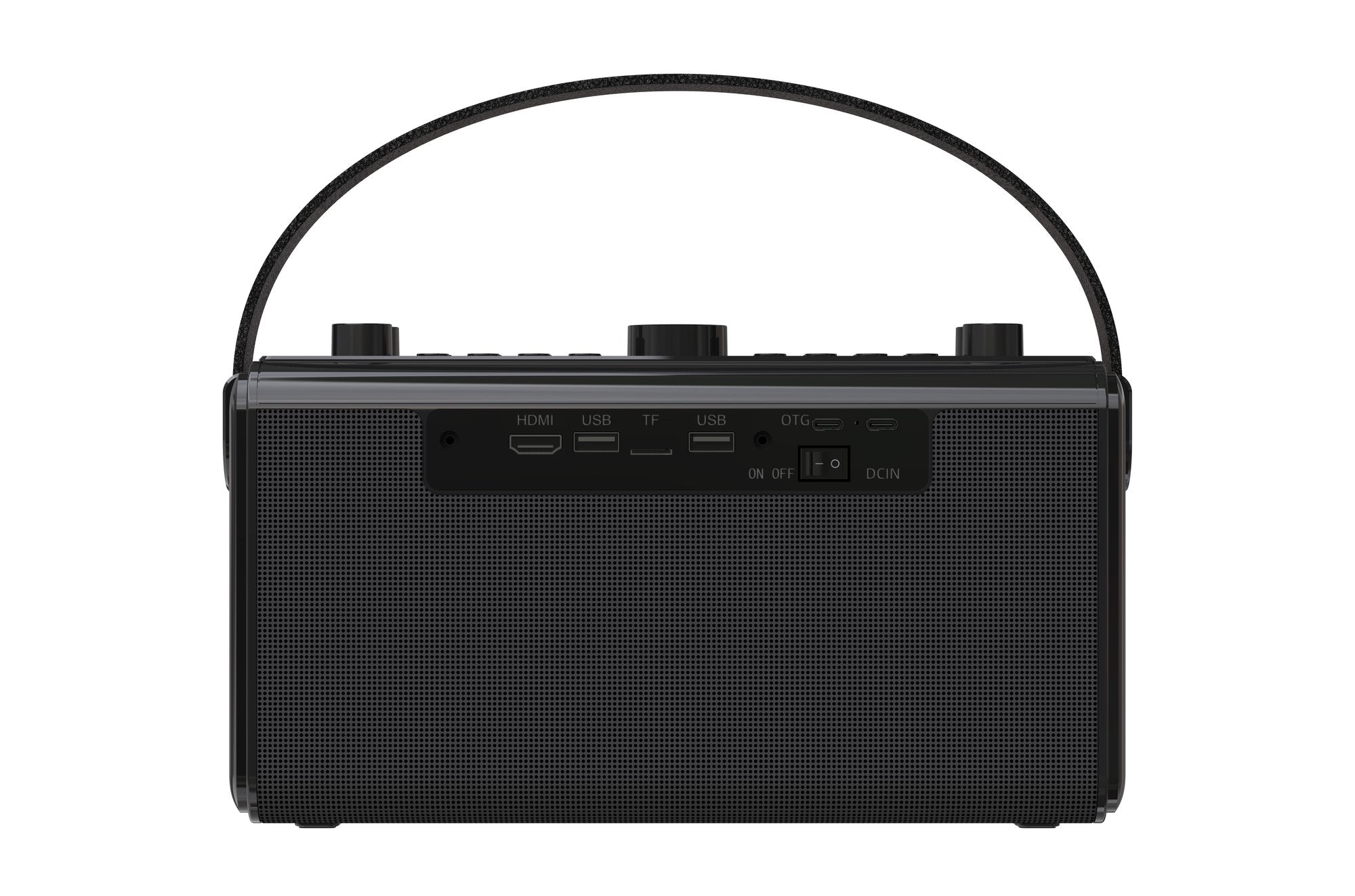 NÖRDIC Karaoke-kone, sisäänrakennettu 10,1" HD sanoitusten näyttö, tukee WiFi, Bluetooth, HDMI, USB ja MicroSD, 2 langatonta mikrofonia kotijuhliin