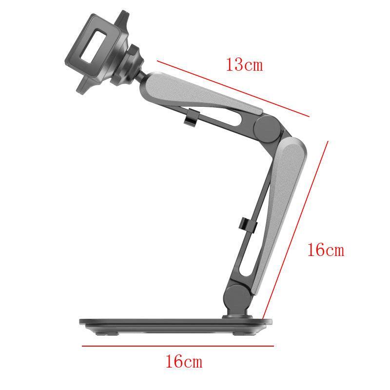 NÖRDIC Kännykän ja tabletin pidike kallistettava ja käännettävissä 360 astetta korkealaatuinen raskas alusta