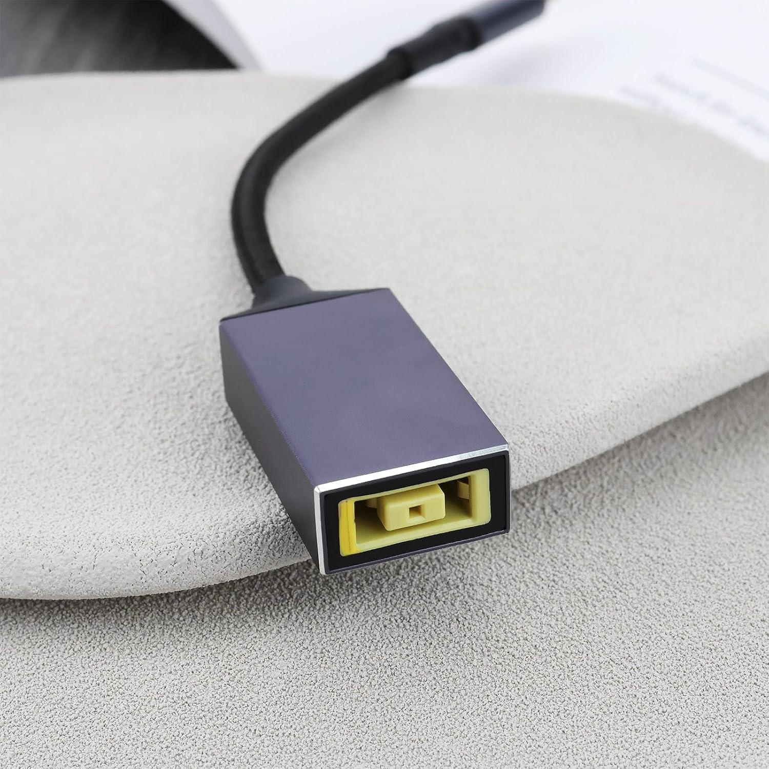 NÖRDIC Lenovo Square Yellow - USB-C-adapteri 17 cm