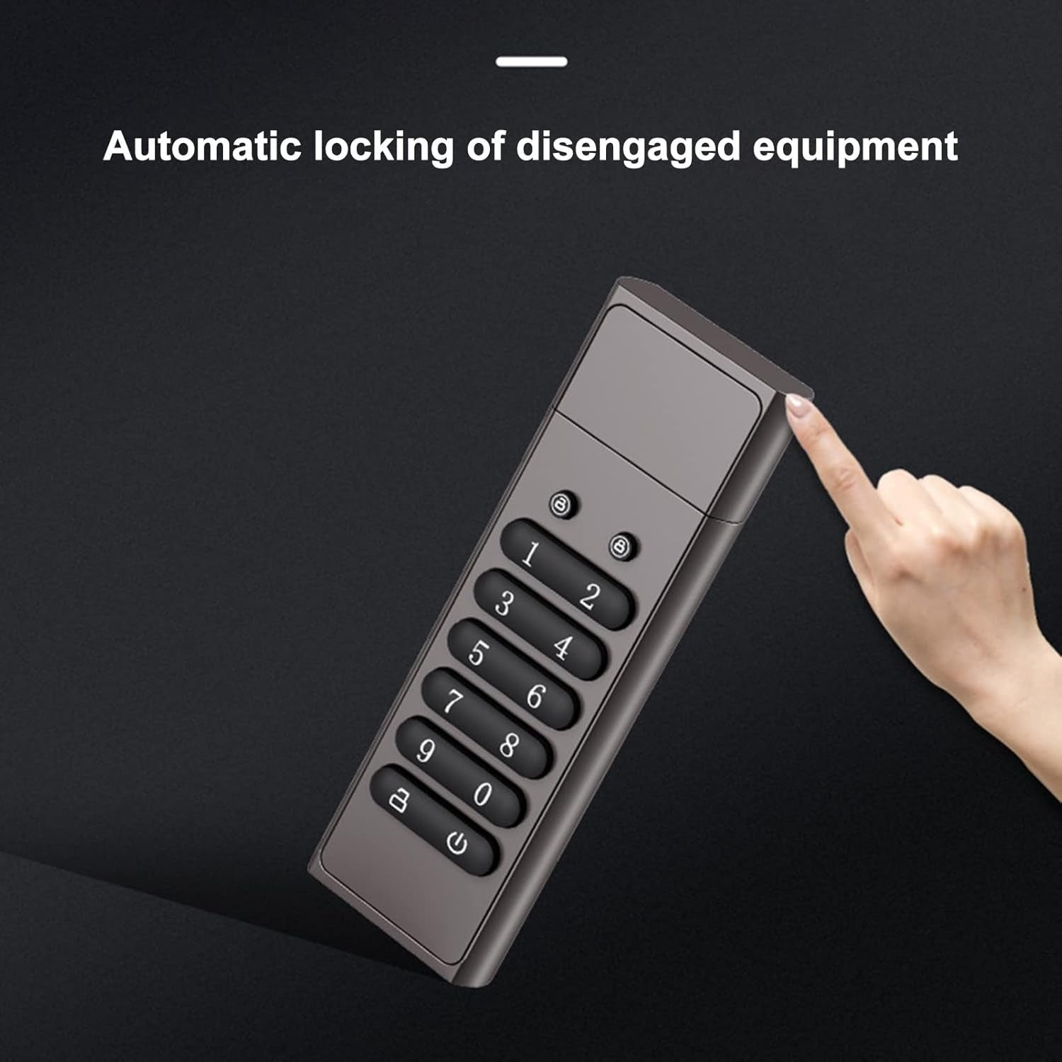 NÖRDIC Turvallinen salattu USB-muisti salasanasuojauksella ja lukolla, AES-256-bittinen, USB 3.0 henkilökohtaiseen suojaamiseen, 256 GB