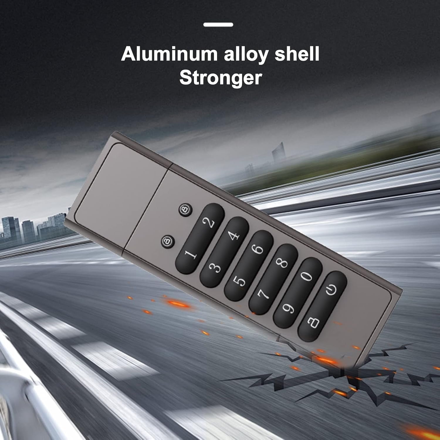 NÖRDIC Turvallinen salattu USB-muisti salasanasuojauksella ja lukolla, AES-256-bittinen, USB 3.0 henkilökohtaiseen suojaamiseen, 32 GB