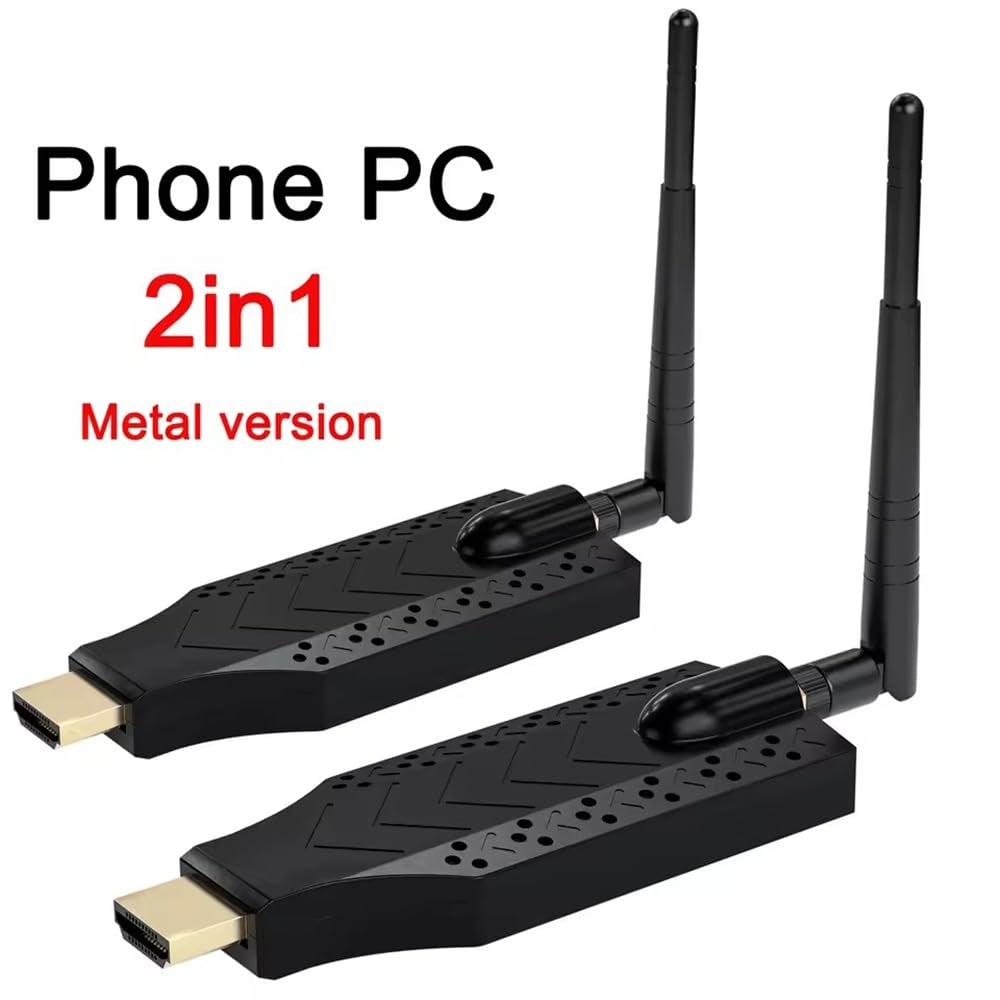 NÖRDIC Trådlös HDMI-förlängare Sändare/Mottagare 1080P HD 5G Wifi för Laptop till TV PC Monitor Projektor 150m