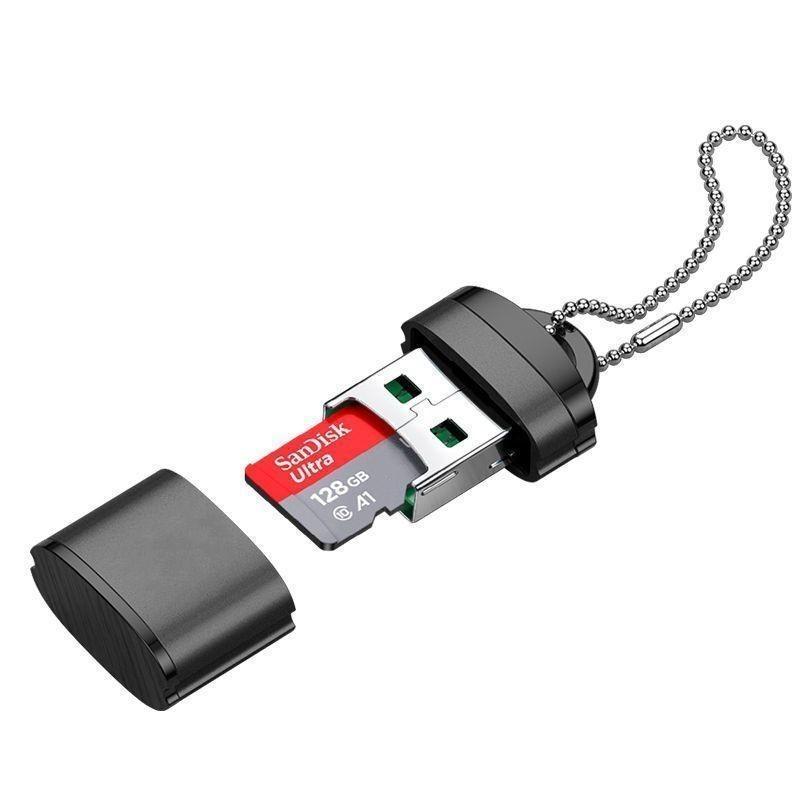 NÖRDIC USB-A-kortinlukija MicroSD UHS-I