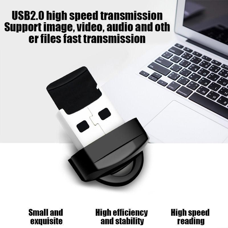 NÖRDIC USB-A-kortinlukija MicroSD USB2.0 480Mbps