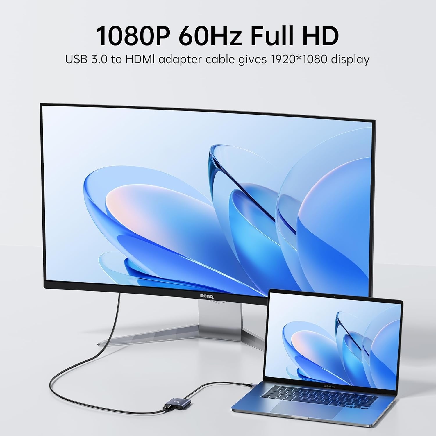 NÖRDIC USB-A ja C kahteen HDMI 1080P60Hz