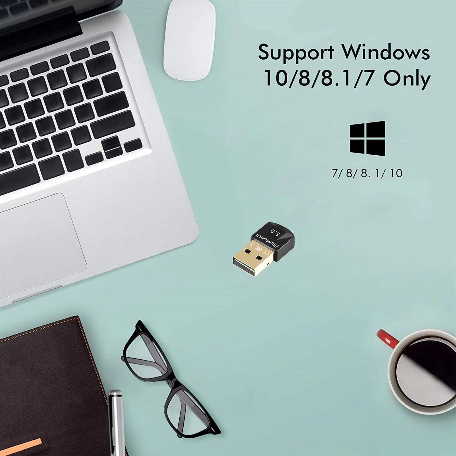 NÖRDIC USB Bluetooth 5.0 dongle Bluetooth USB-sovitin