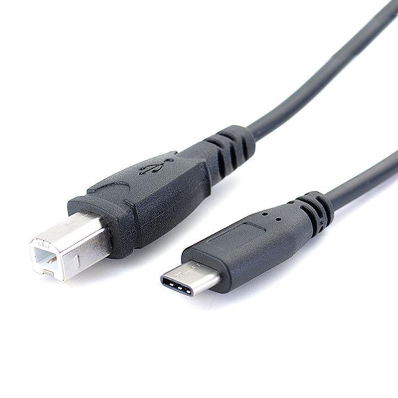 NÖRDIC USB-C 2.0 - USB 2.0 B -datakaapeli 2 m USB-tulostinkaapeli