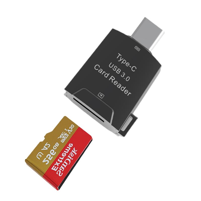 NÖRDIC USB-C 3.0 -kortinlukija MicroSD UHS-I