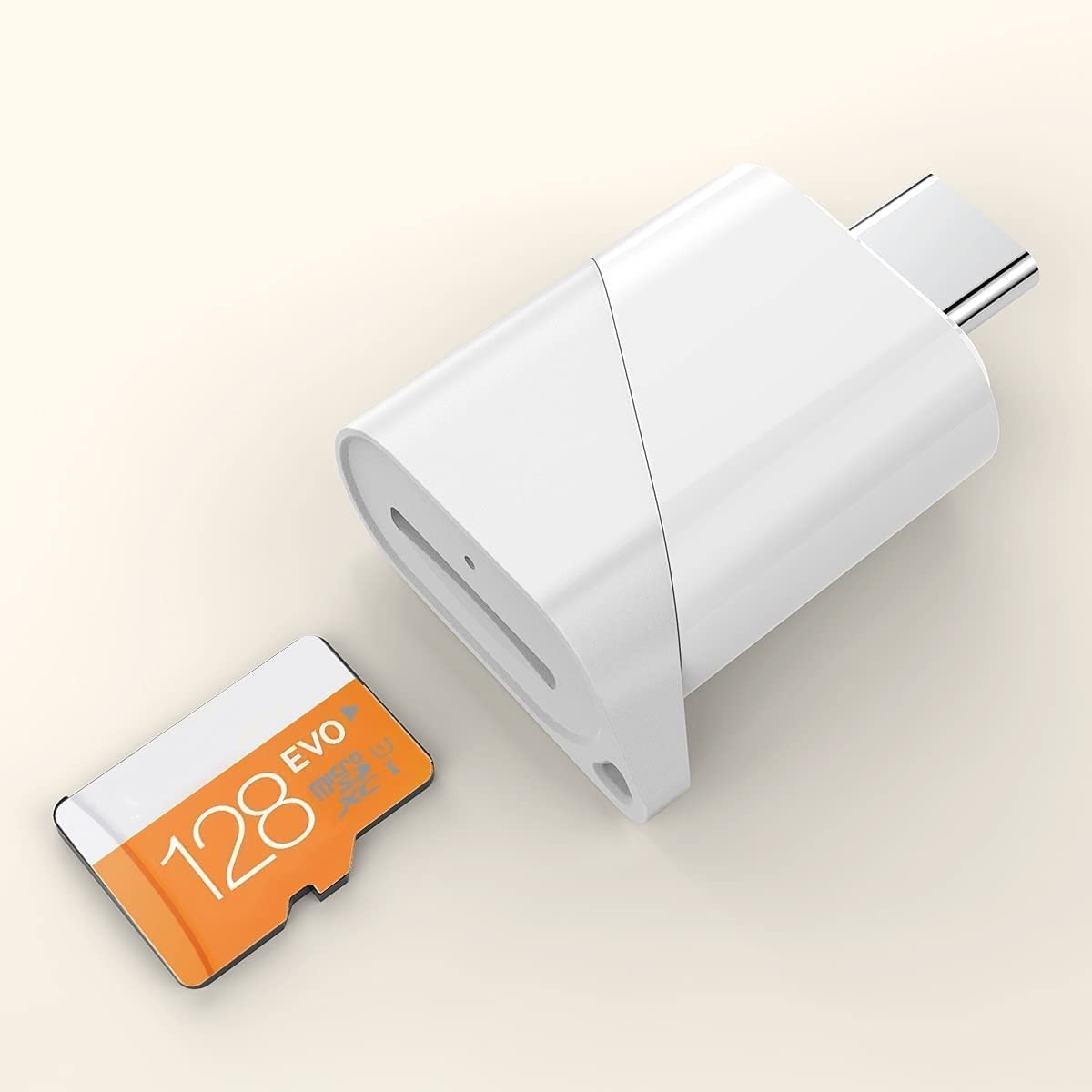 NÖRDIC USB-C-kortinlukija MicroSD UHS-I