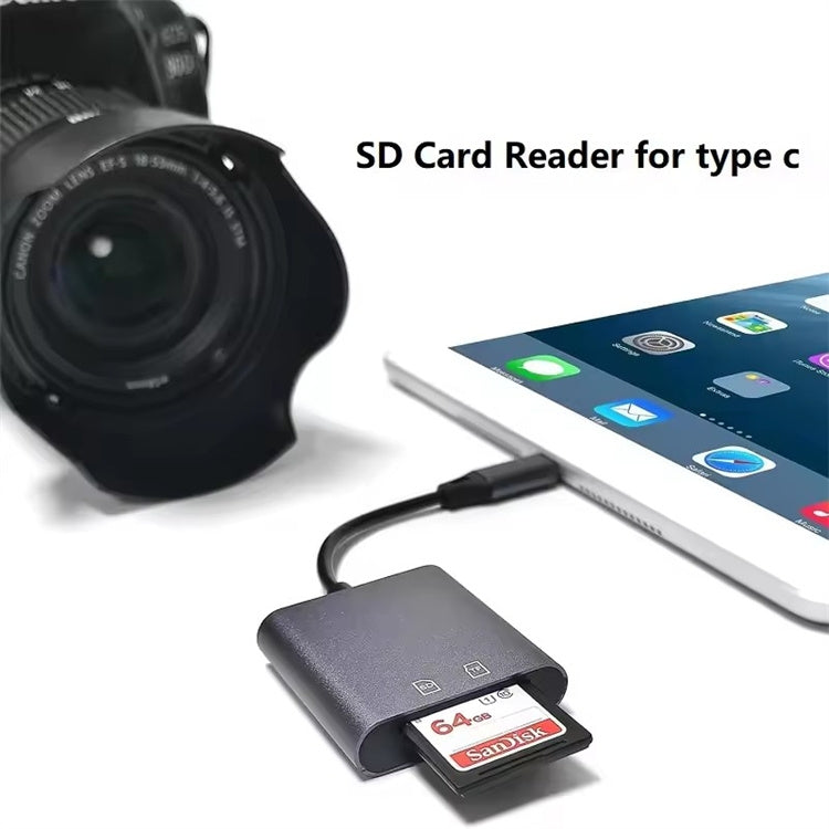 NÖRDIC USB-C -kortinlukija SD UHS-I