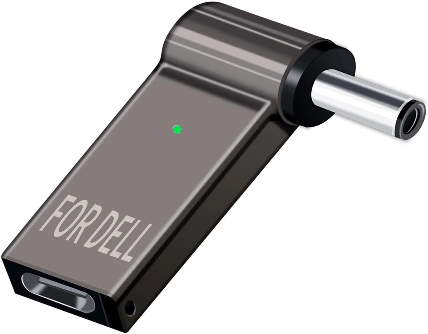 NÖRDIC USB-C till Laptopladdningsadapter, USB-C till DC-kontakt, 100W PD, DC 4,5×3,0mm för DELL