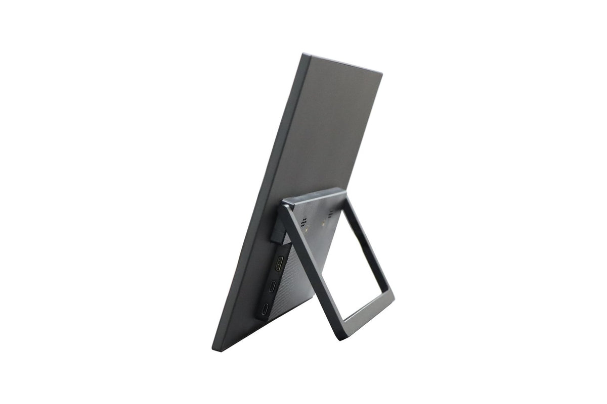 18,5" Kannettava USB-näyttö 1920×1080p 120Hz, USB-C/HDMI, IPS, HDR, Sinivalosuodatin, 100% sRGB, sisäänrakennetulla tukijalalla, Laptop/PC/Mac/PS3/PS4/PS5/Xbox-laitteille