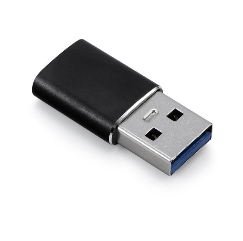 NÖRDIC USB C OTG USB A sovitin, metallinmusta