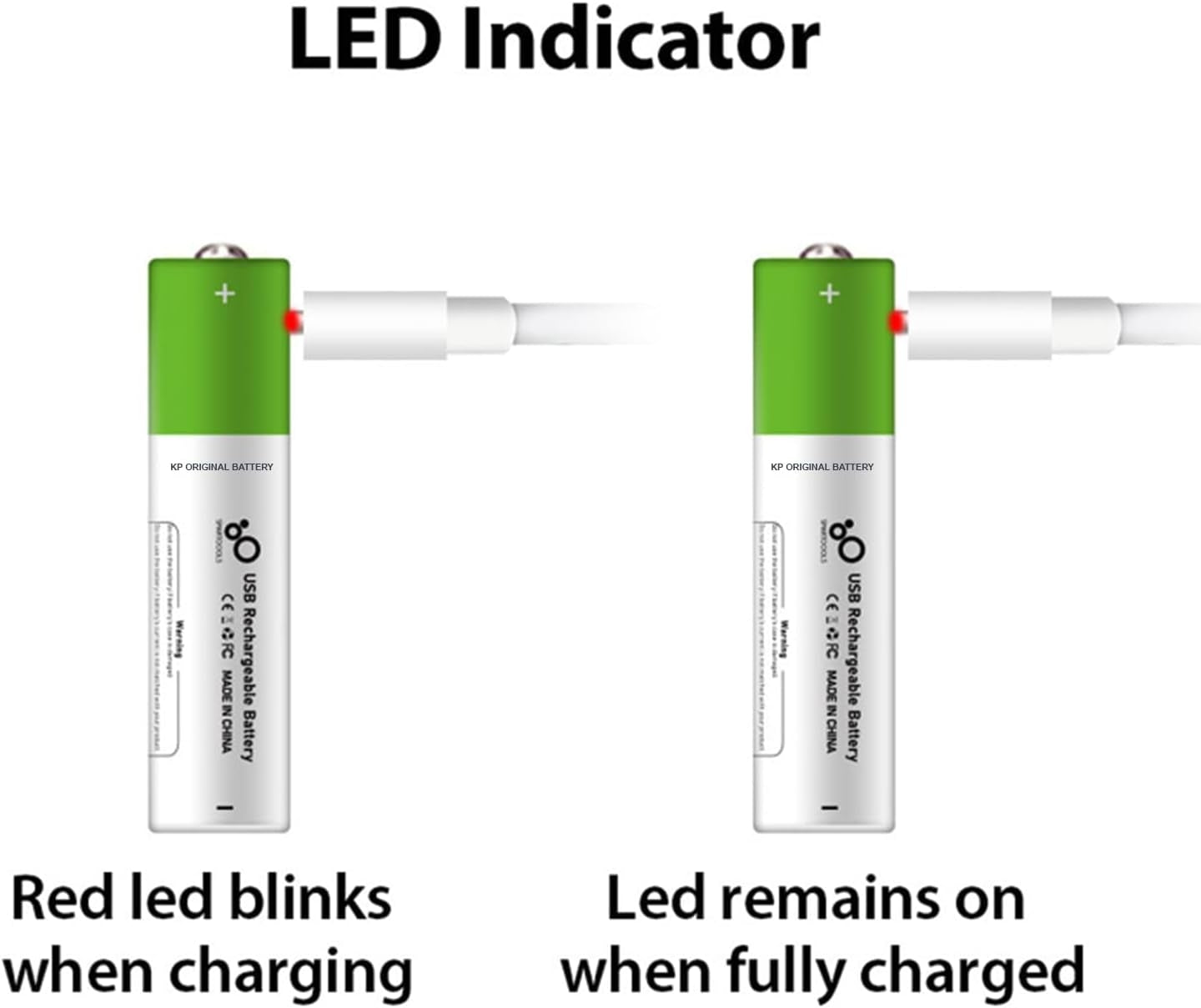 NÖRDIC USB-C Rechargeable batteries 4-pack AA