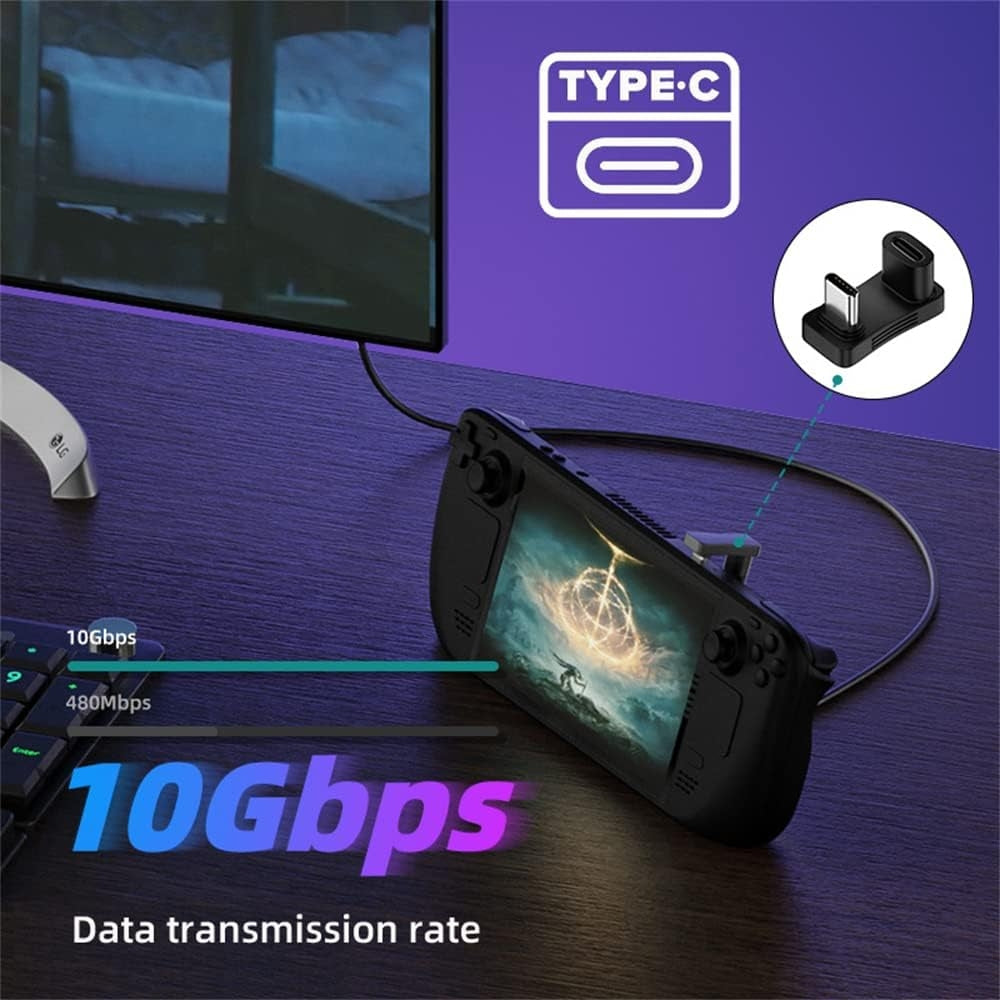 NÖRDIC USB-C U -sovitin 10Gbps 4K60Hz höyrykannelle ja mobiililaitteille