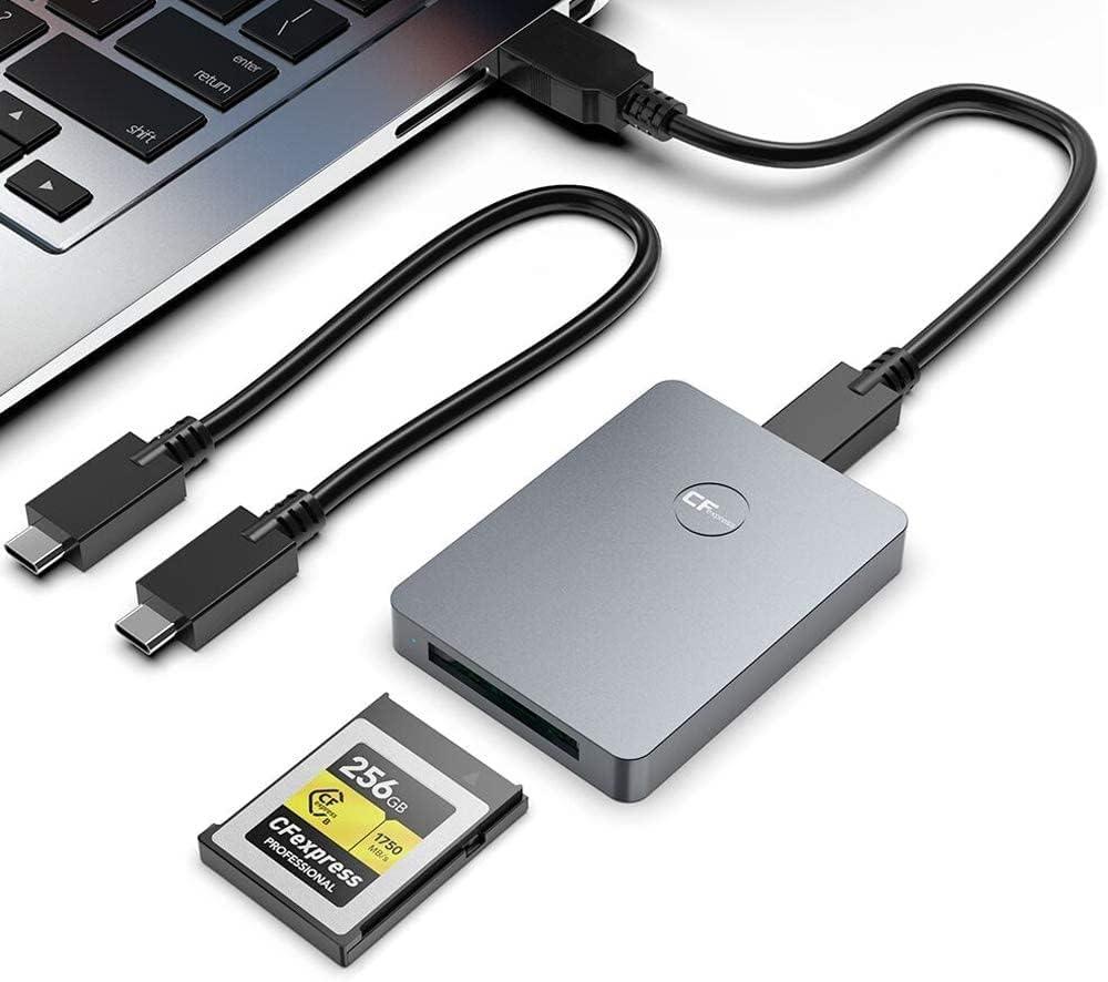 NÖRDIC USB-A, USB-C 3.2 10Gbps kortinlukija CFexpress A UHS-I