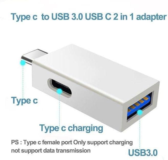 NÖRDIC USB-C hub 2 porttia 1xUSB-A 3.1 1xUSB-C PD10W