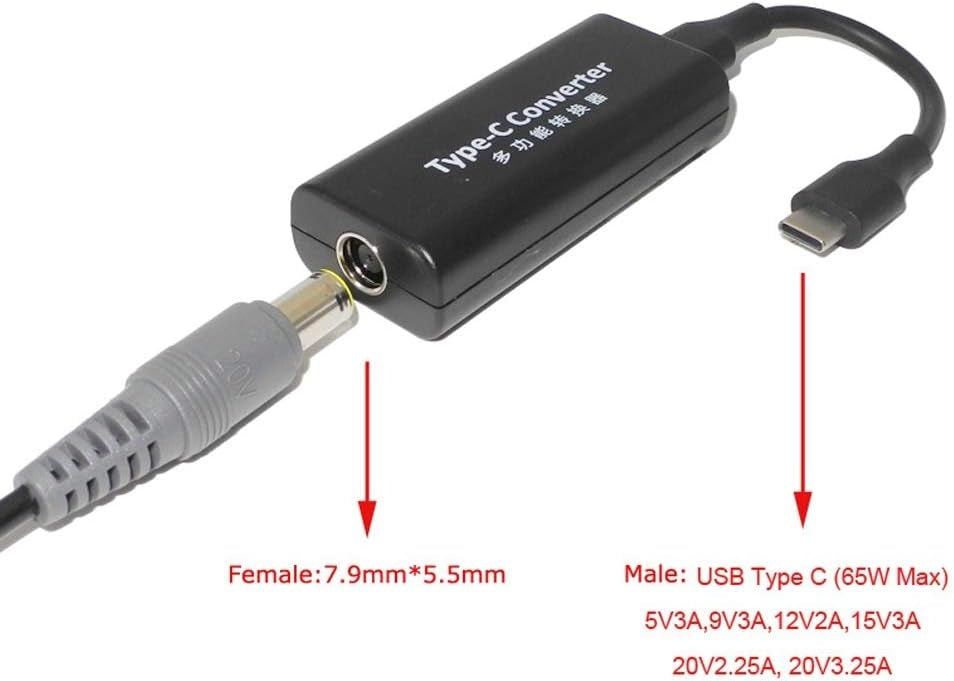 NÖRDIC USB-C – DC 7.9x5.5mm adapteri