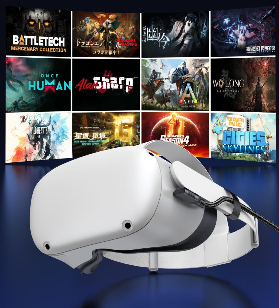 NÖRDIC VR Link -kaapeli 5 m USB3.2 Gen1 USB-C - 10 Gbps 3A nopea lataus Quest 2 Super Speed USB Musta