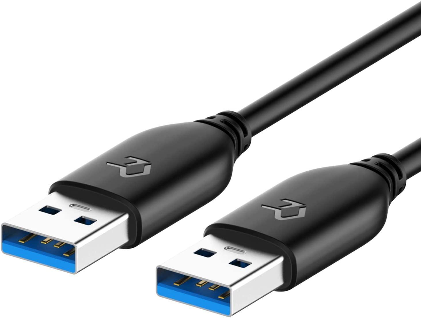 NÖRDIC-kaapeli 50 cm USB3.1 A uros-uros 5Gbps Super Speed USB3.0